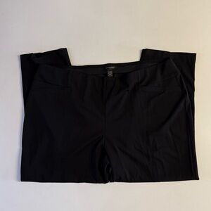 *NWT Ashley Stewart Crepe Pull-On Straight-Leg Pants Size 30/32